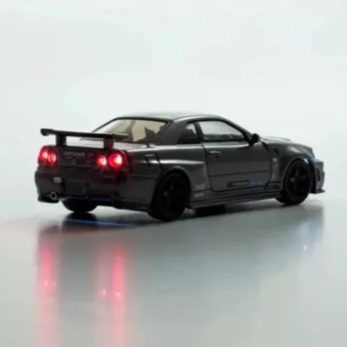 KYOSHO: NISSAN SKYLINE GT-R WITH LED GRAY (NISMO BNR34 CRS VERSION) - Image 3