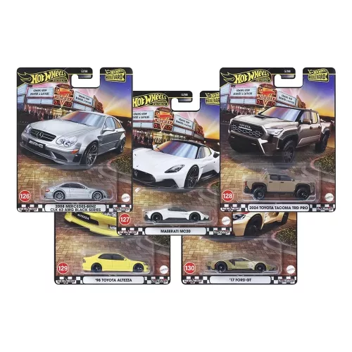 Hot Wheels Boulevard - 126 to 130 (GJT68-MIX 3) - Image 1