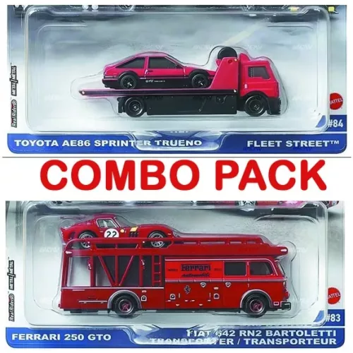 COMBO PACK - FERRARI 250 GTO & TOYOTA AE86 SPRINTER TRUENO - Image 1