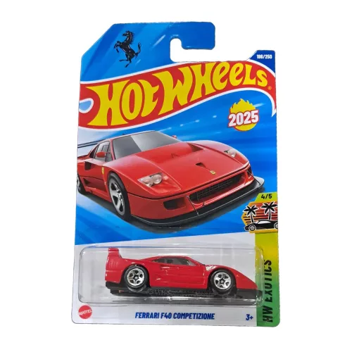 HOT WHEELS FERRARI F40 COMPETIZIONE (RED) 2025