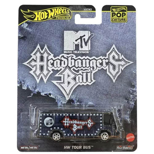 Hot Wheels 2025 Pop Culture - HW Tour Bus - Headbangers Ball