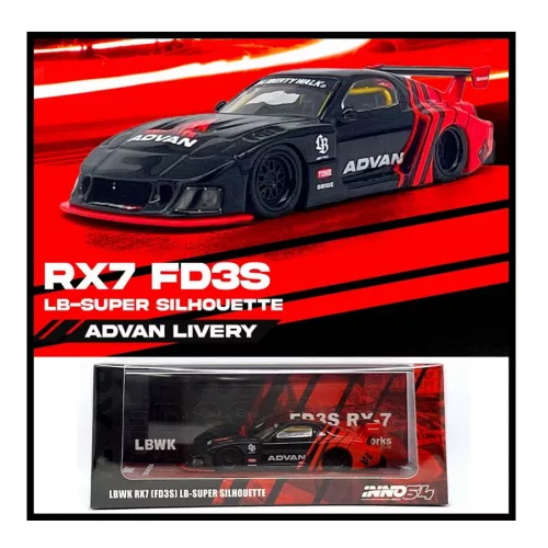 INNO64 LBWK RX7 (FD3S) LB-SUPER SILHOUTTE ADVAN
