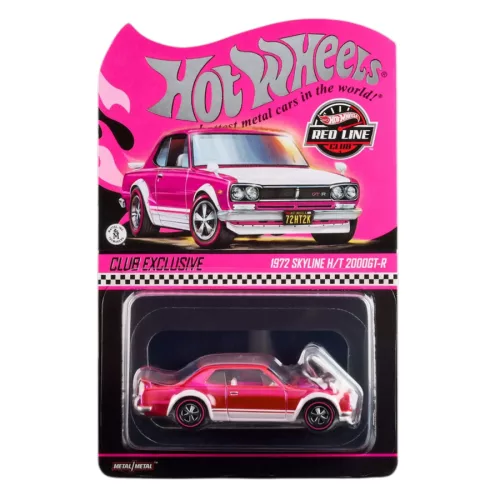 Hot Wheels RLC Exclusive 1972 Skyline H/T 2000GT-R 1:64 Scale (With Protector)