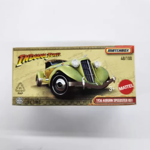 Matchbox - 2025 Power Grabs - 'Indiana Jones' 1936 Auburn Speedster 851 - 1:64 Scale