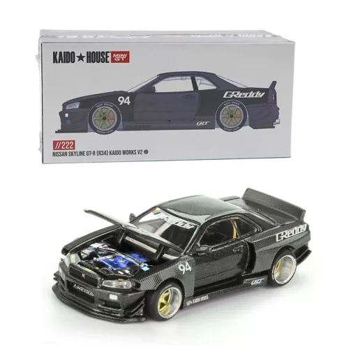 KHMG222 Nissan Skyline GT-R (R34) Kaido Works GReddy V2