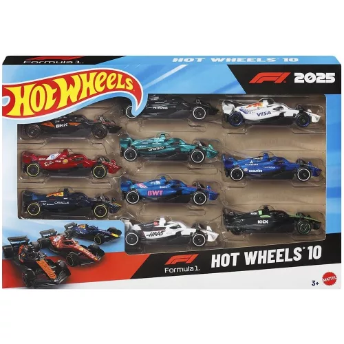 Hot Wheels 2026 (2025) Formula 1 10-Car Box Set