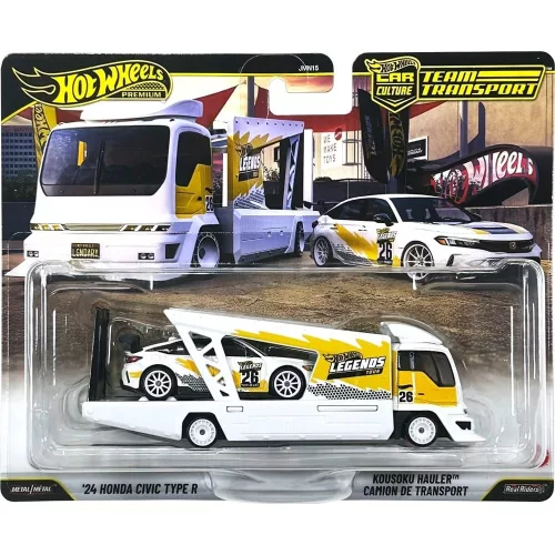 Hot Wheels Legends Tour - 2026 Car Culture: Team Transport 24 Honda Civic Type R and Kousoku Hauler