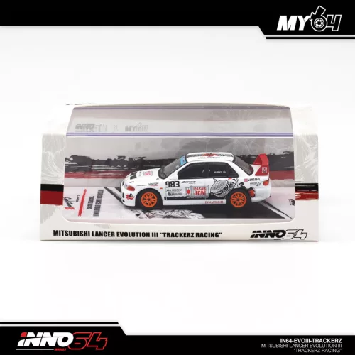 INNO64 X MY64 MITSUBISHI LANCER EVOLUTION III "TRACKERZ RACING"