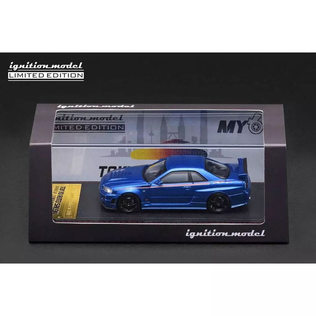 ミニカー IG3838 Nissan Skyline GT-R V-Spec II Ignition Model IG3838 1/64 Nissan Skyline GT-R (BNR34) V-Spec II