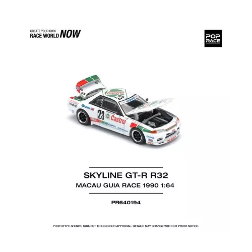 PR64-194 SKYLINE GT-R R32 MACAU GUIA RACE 1990 - Image 1
