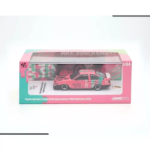 INNO TOYOTA SPRINTER TRUENO AE86 "SQUID GAME" TMCS MALAYSIA 2025 INNO64 X TINY